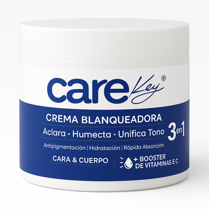 Care Key Whitening Cream 3 in 1 - With Vitamin E & C - 4 Oz