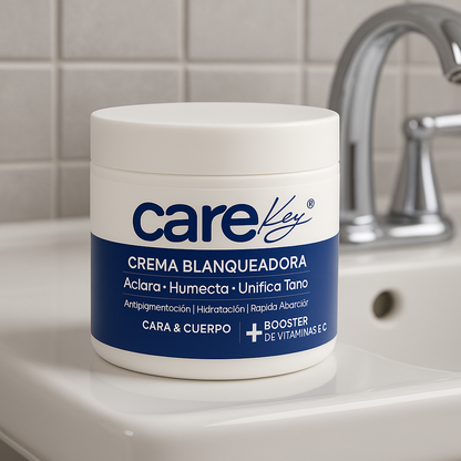 Care Key Whitening Cream 3 in 1 - With Vitamin E & C - 4 Oz