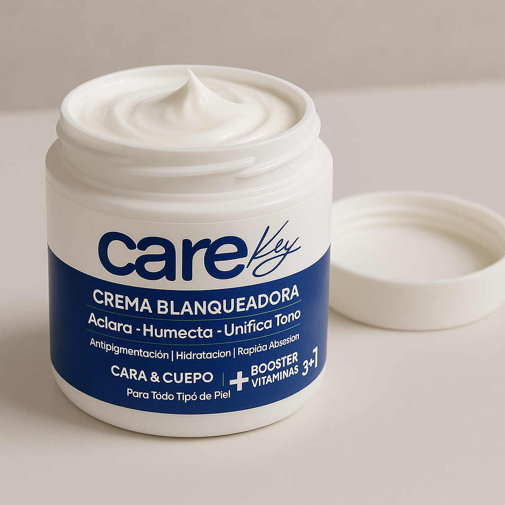 Care Key Whitening Cream 3 in 1 - With Vitamin E & C - 4 Oz