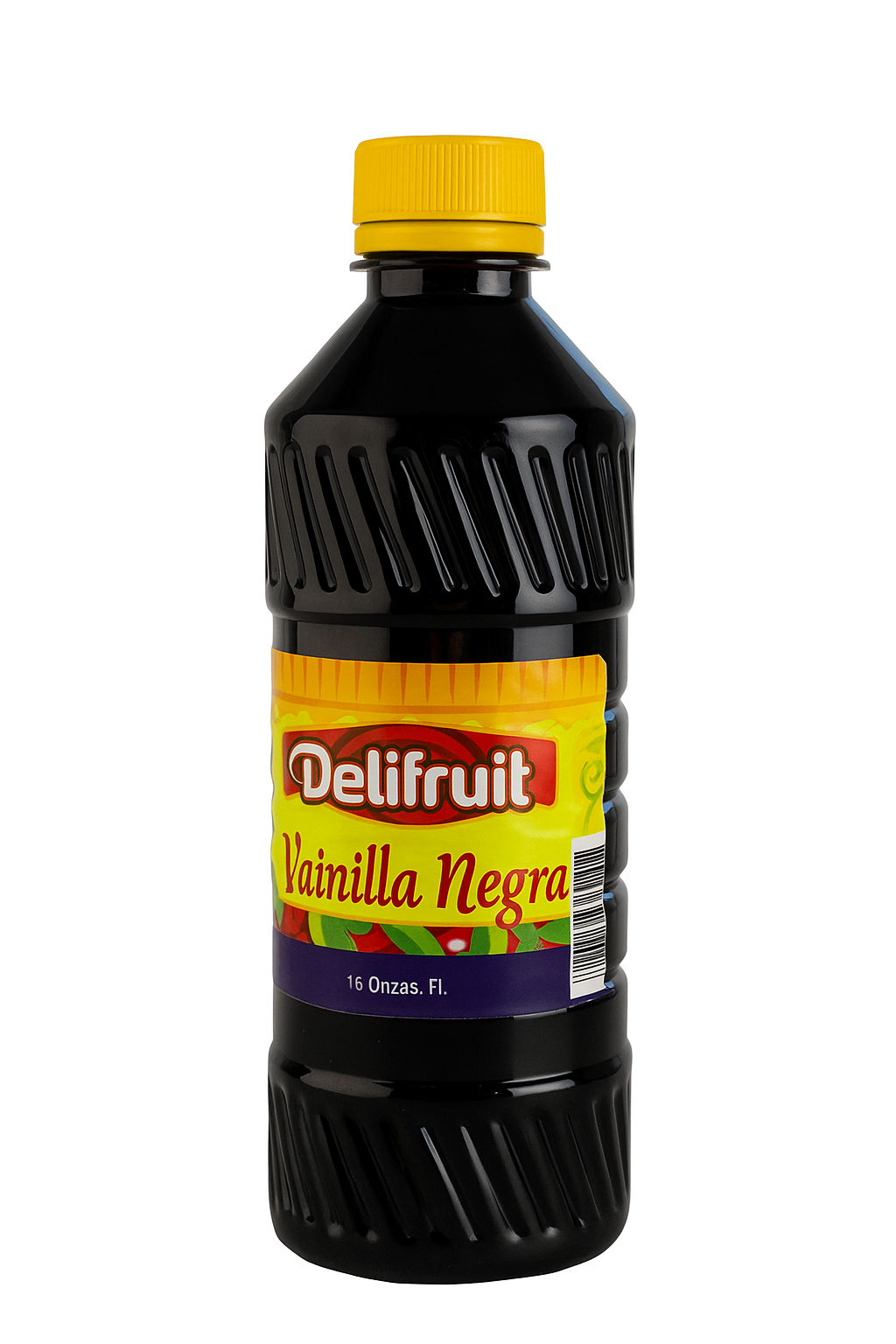 Delifruit Black Vanilla Extract – Premium Flavor for Baking & Desserts - 16 oz